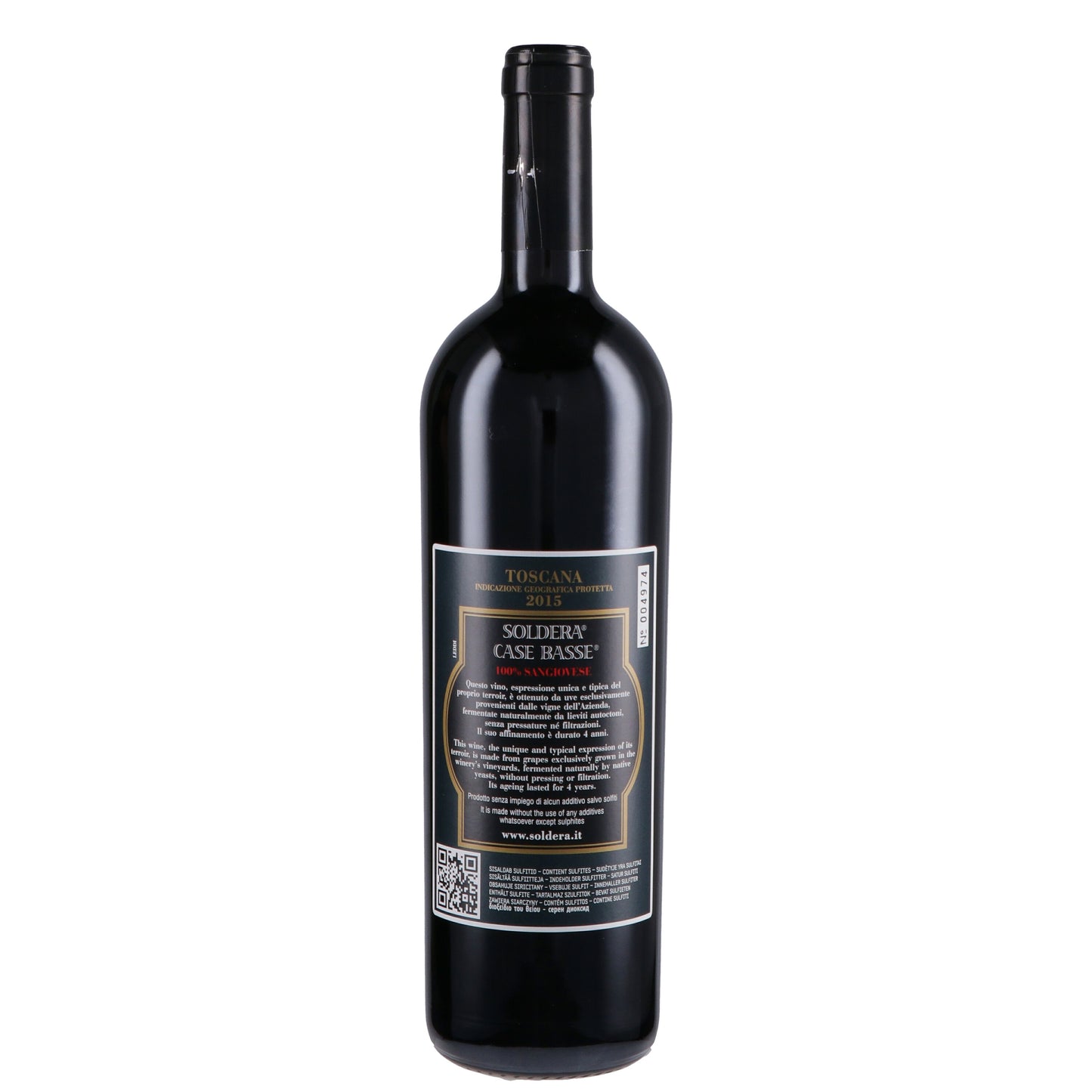 Toscana Rosso IGP 2015 Magnum - Soldera