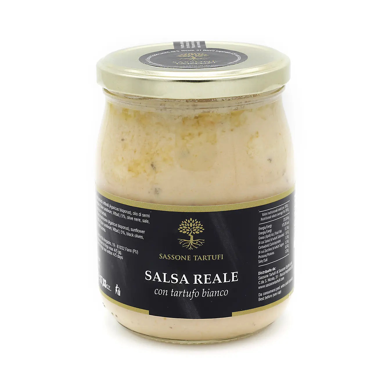 royal sauce with white truffle