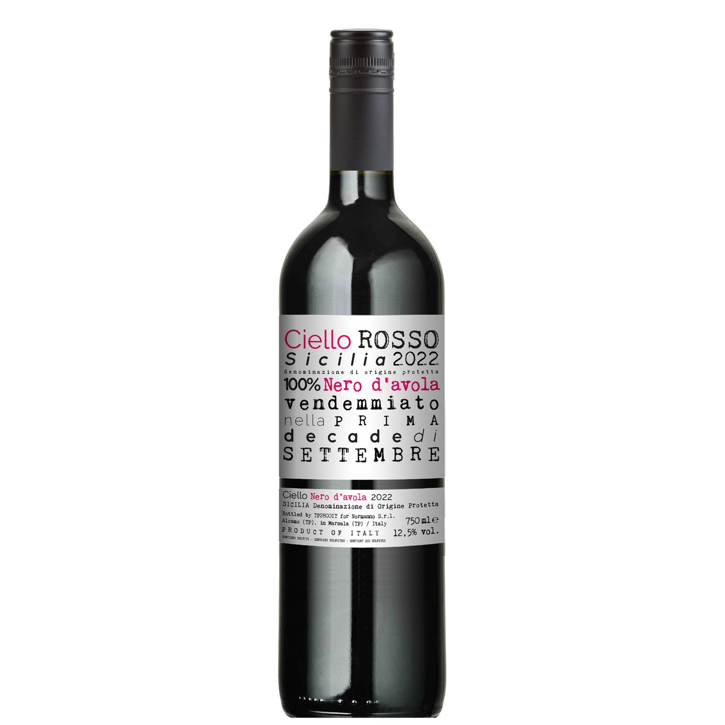 Sicilia Nero d'Avola DOC "Ciello" 2022 - Ciello (screw cap)