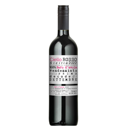 Sicilia Nero d'Avola DOC "Ciello" 2022 - Ciello (screw cap)