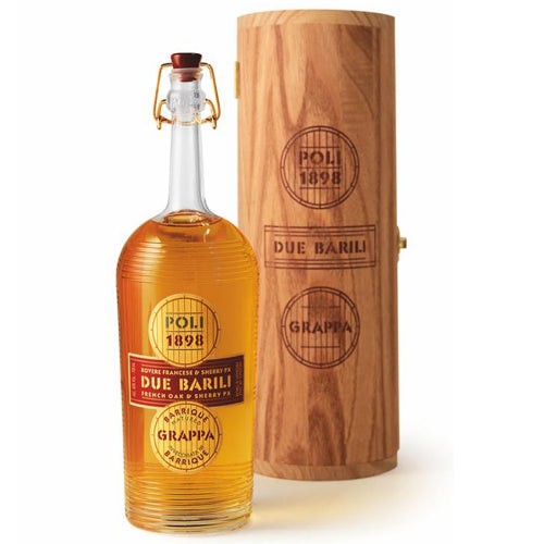 Grappa invechita "Due Barili" - Poli (0,7l - cutie)