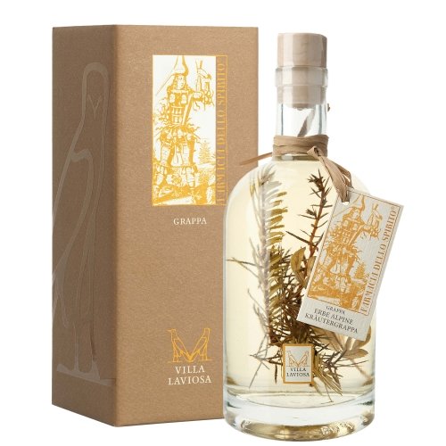 Grappa "Farmacia dello Spirito - Ierburi Alpine" - Villa Laviosa (0,5l - cutie)