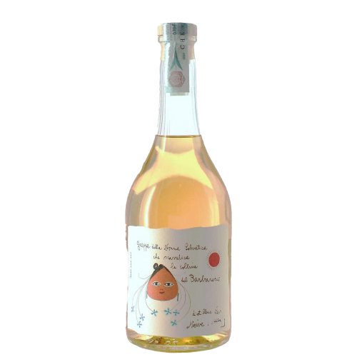 Grappa Barbaresco Riserva "Grappa femeii sălbatice care urcă pe dealurile din Barbaresco" - Romano Levi (0,7 l - cutie)