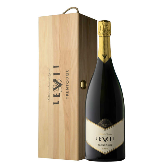 Trento Brut Millesimato DOC 2019 Magnum - Levii (cutie din lemn)