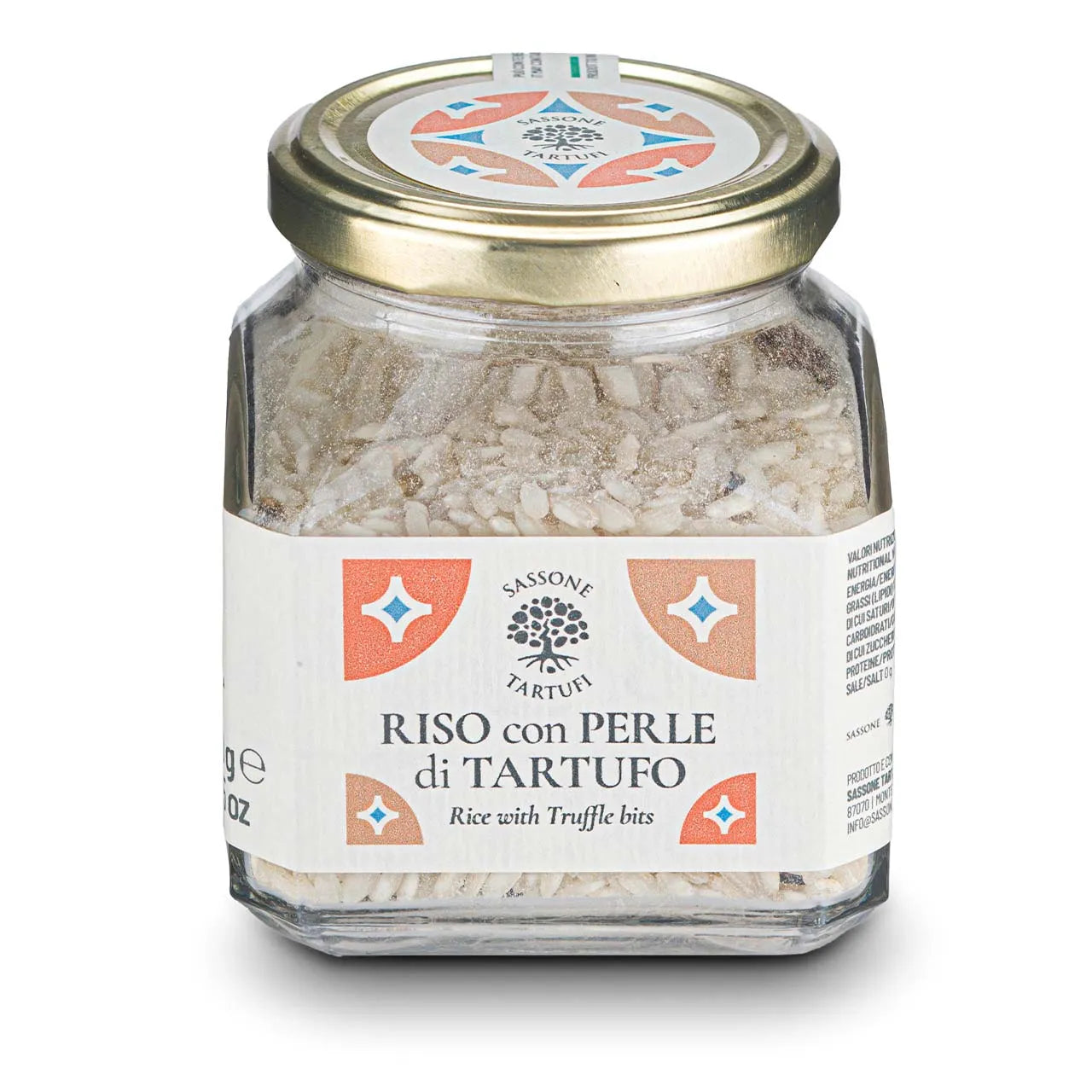 rice with truffle bits -jar