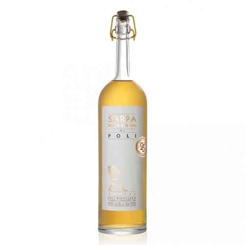 Grappa baricadată "Sarpa Oro" - Jacopo Poli (0,7 l - cutie)