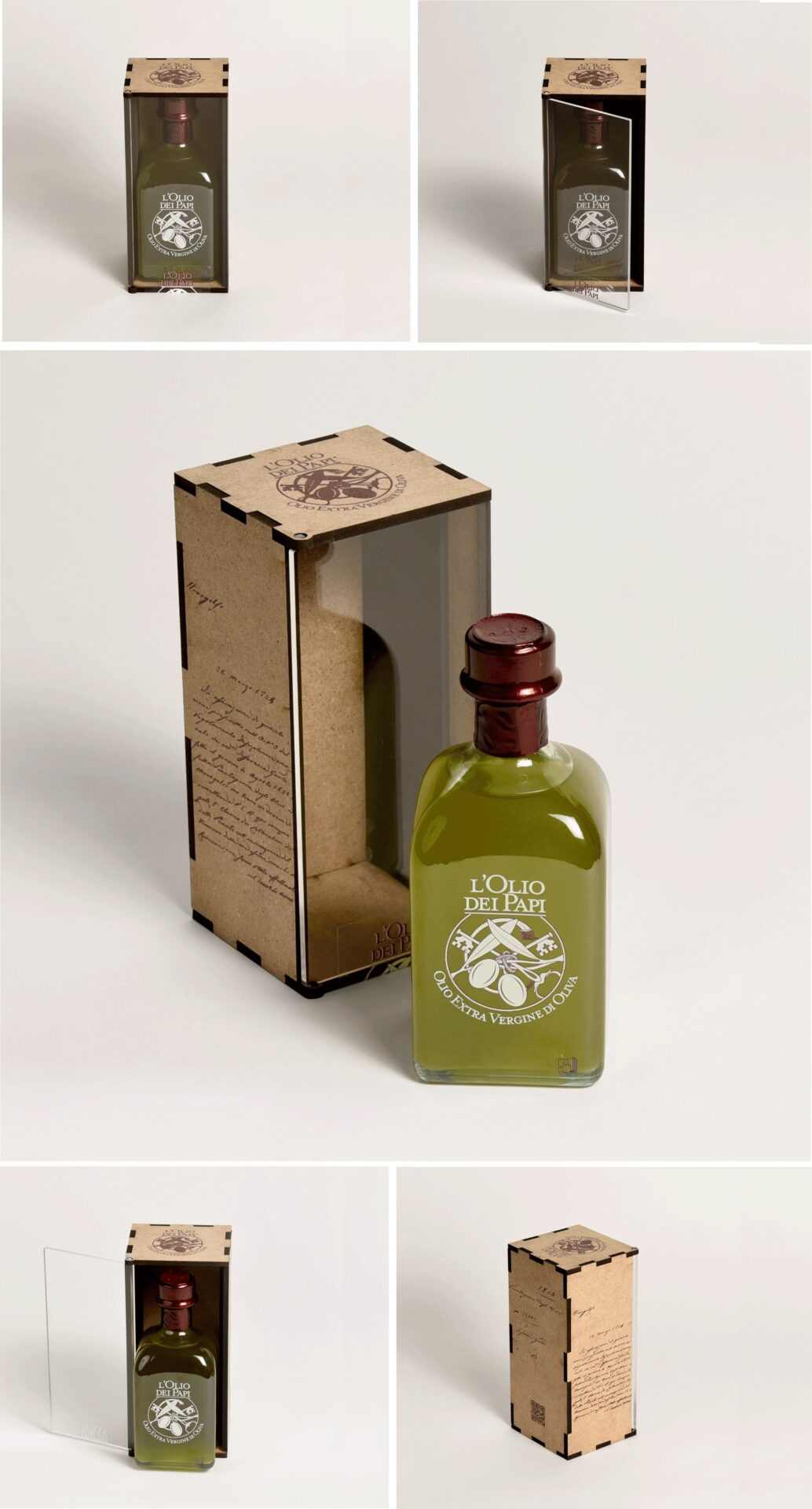 The Oil of the papi 250ml – Gift Box Wooden display case